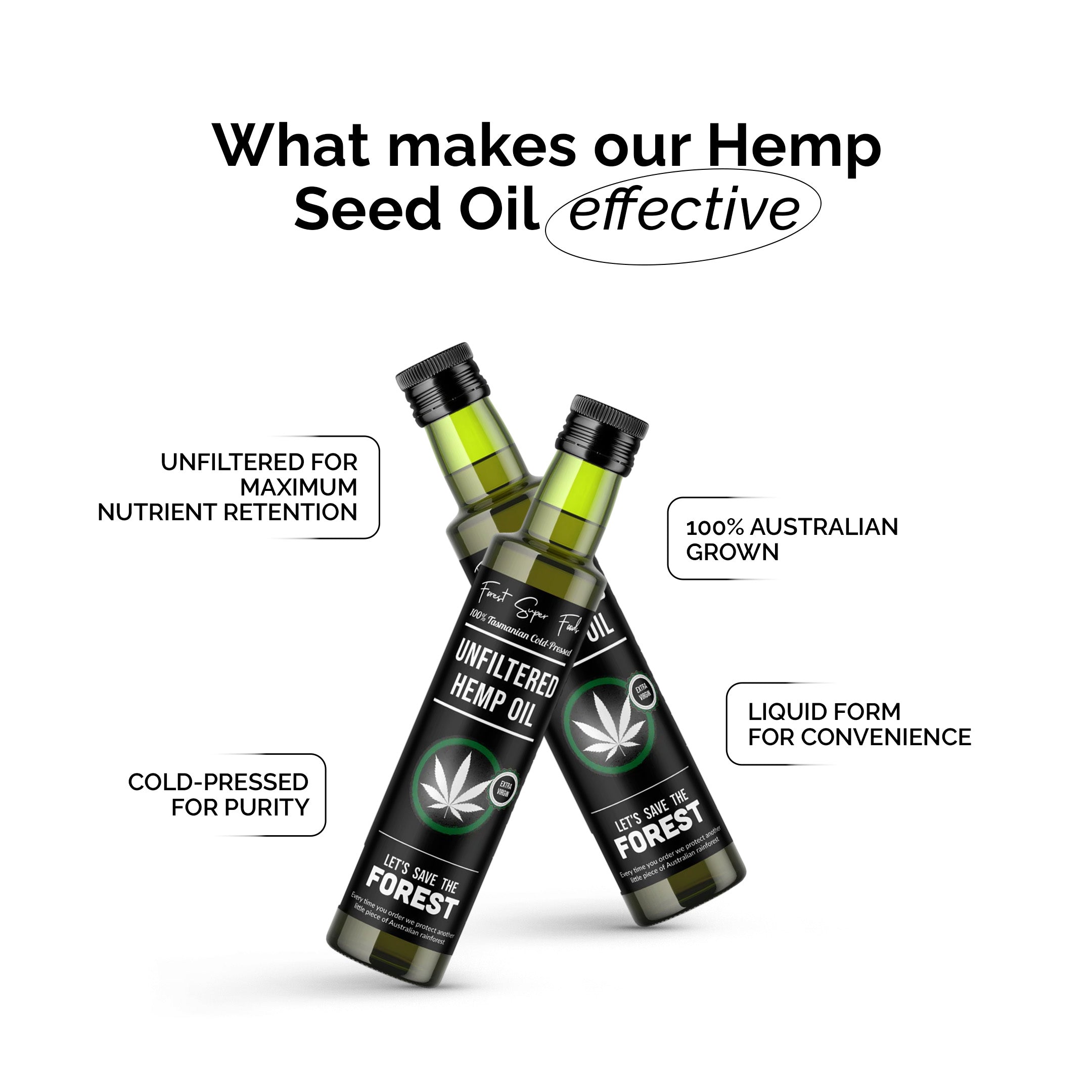 Unfiltered Hemp Seed Oil